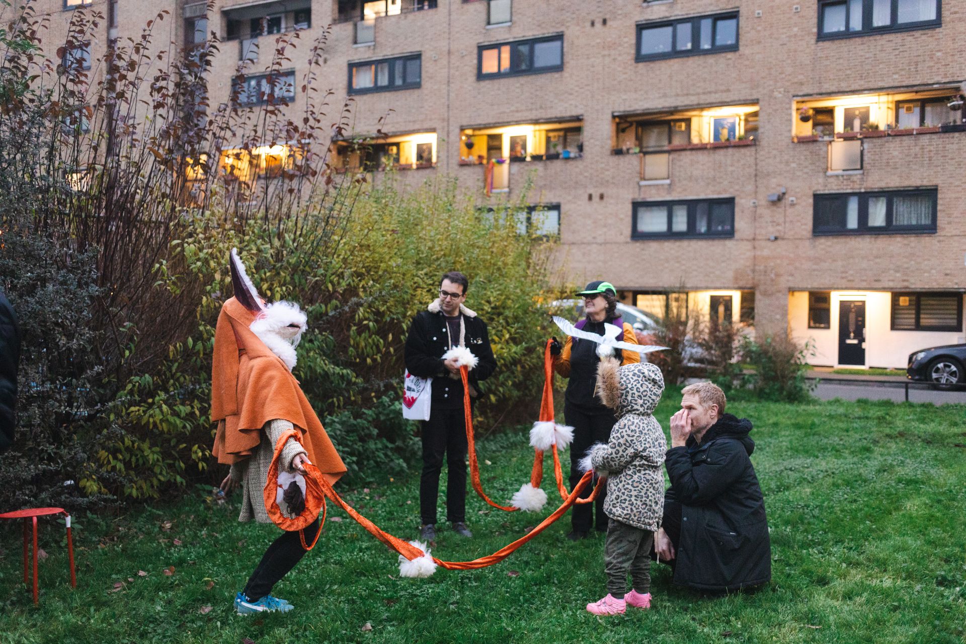 Our Place in the Game — on-site work with residents of Kings Crescent Estate, London.
